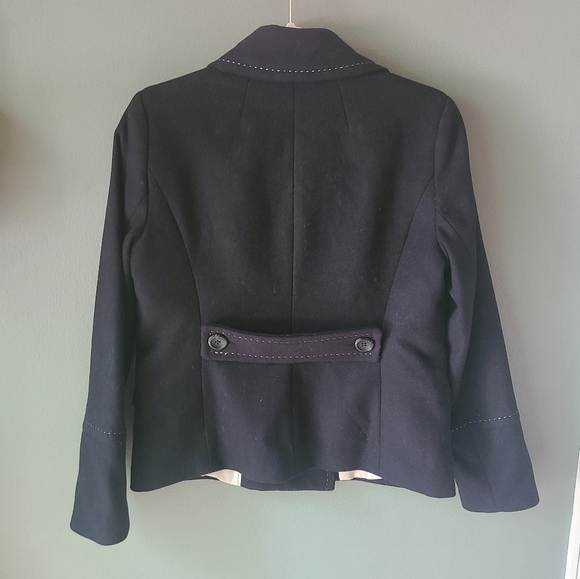 Banana Republic Italian Melton Short Peacoat, Size Small - Picture 7 of 9